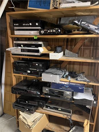 Electronics Shelf Lot