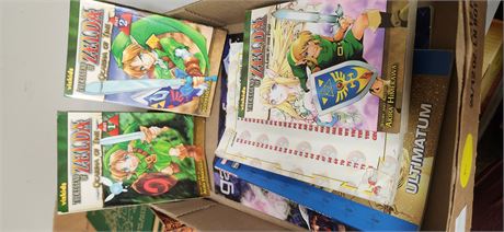Zelda Books & Spiderman book