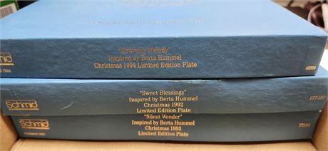 Schmid Christmas Collector Plates