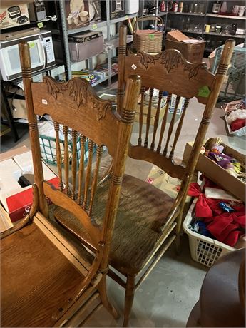 Vintage Wood Chairs