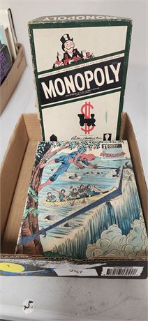 Vintage Monopoly & Puzzle