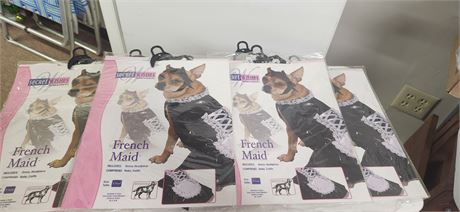 French Maid Dog Costumes. Size Small