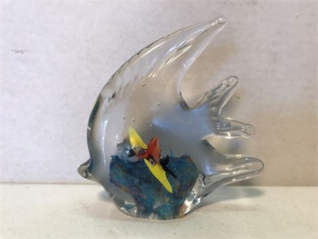 Glass Fish Paper Weight