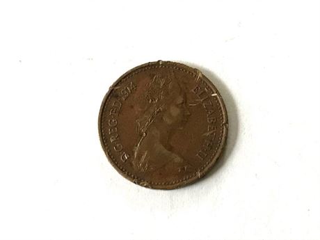 1974 Great Britain 1/2 New Penny