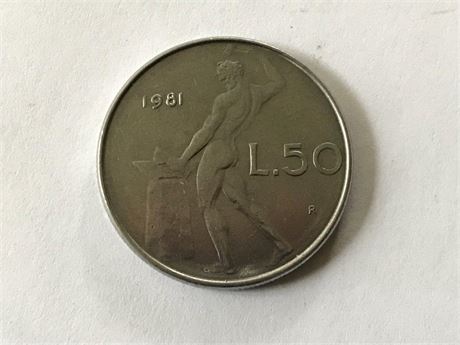 1981R Italy 50 Lire