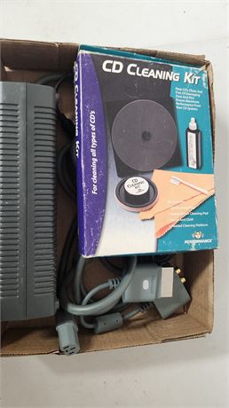 CD Cleaning Kit & XBOX Power Cord