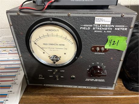 Television Field Strength Meter