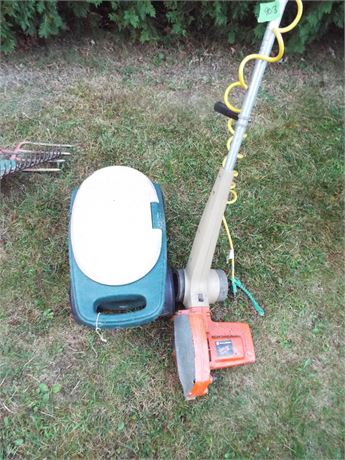 Garden Stool and Weed Wacker