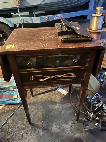 Vintage Radio Table