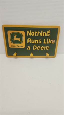 John Deere Wood Wall Hanger Rack