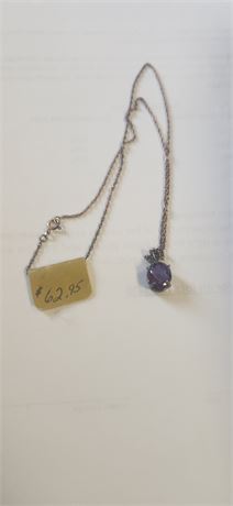 Amethyst necklace