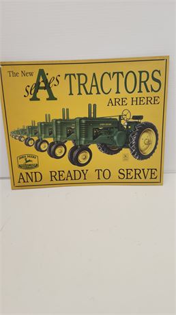John Deere Metal Sign