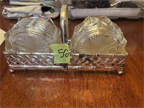 Glass Coaster Set