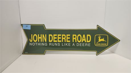John Deere Metal Sign