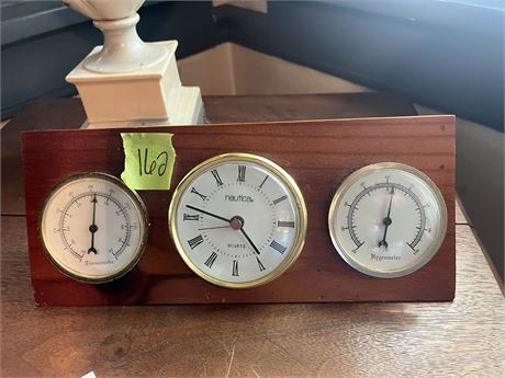 Clock, Thermometer