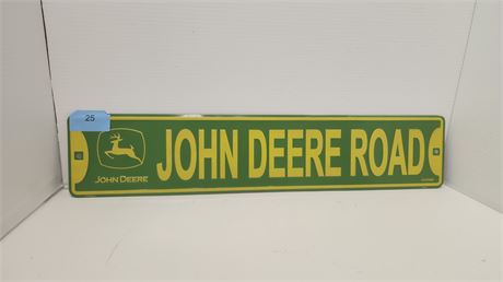 John Deere Metal Sign