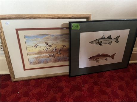 Art, Ducks, Fish