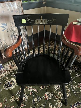 Antique Colonial Windsor Chair, 1719 Theme, Nichols & Stone Co