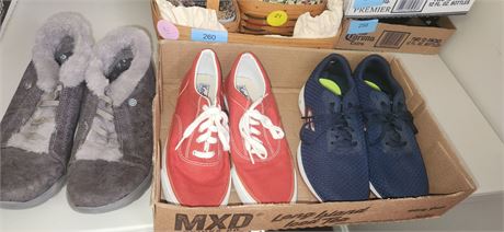 3 Pairs Of Shoes. Size 8.5 & 8.0.