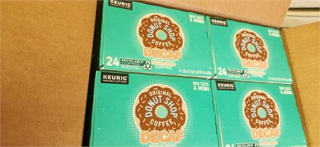 Keurig Donut Shop Coffee, Decaffeinate Medium Roast. NEW!!! GOOD SEEL BY DATE