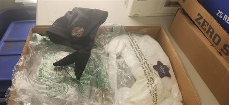 Harley Davidson Bandana & Furry Trapper 2 Piece Hat Sets