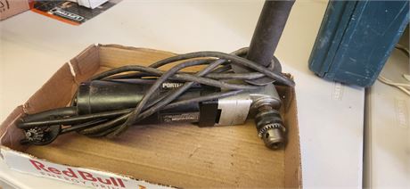Porter Cable Right Angle Corded Drill. WORKS!!
