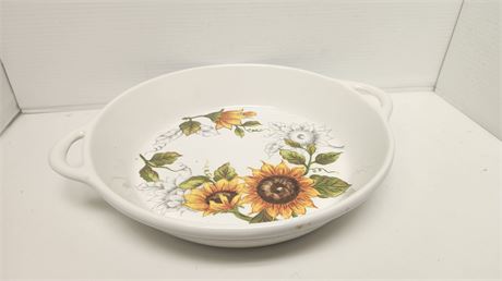 Ceramic Flower Serving Tray