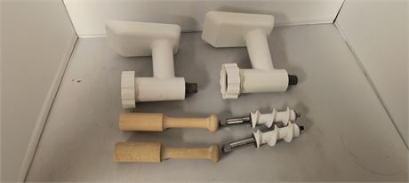 2 Meat Grinder Attachment & Pieces