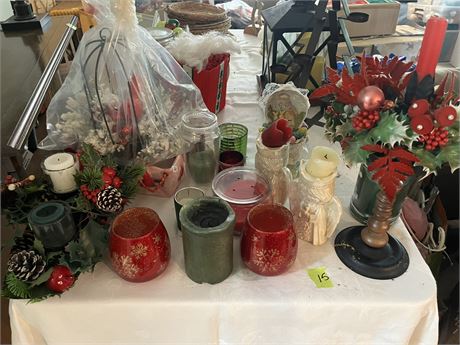 Christmas Decor, Candles