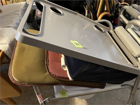 Food Tray, Back, Seat Cusions