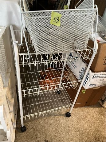 3-Tier Storage Metal Container