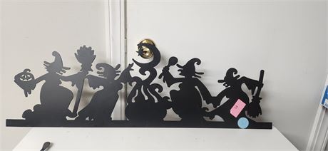 Heavy metal witch decoration
