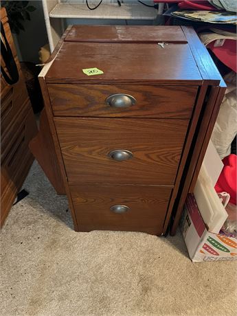 Folding File Cabinet Desk