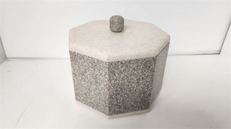 Heavy Decorative Container. Had A Candle In It.