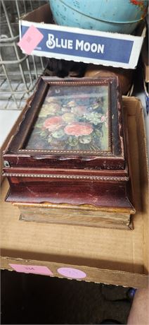 2 Wood Storage Box