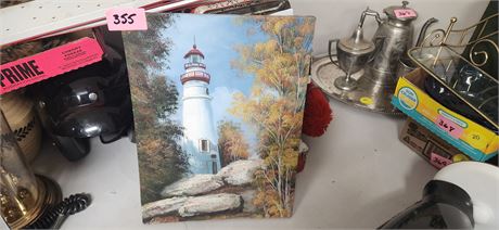 Lighthouse painting