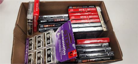Lot Of New Blank Cassette Tapes.
