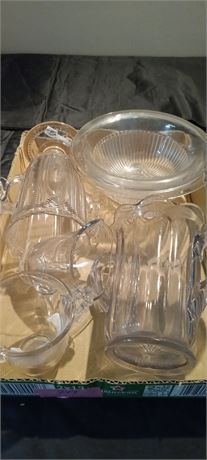 Lot Of Glassware