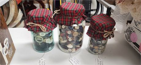 3 Jars Of Buttons