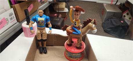 Toy Story Woody Toy & John Cena Action Figure