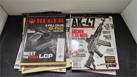 Gun Magazines & Playboy Magazine