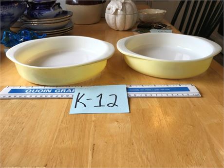 2 Pyrex 221 Yellow (Desert Dawn?)