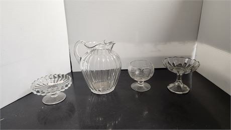 Lot Of Glassware