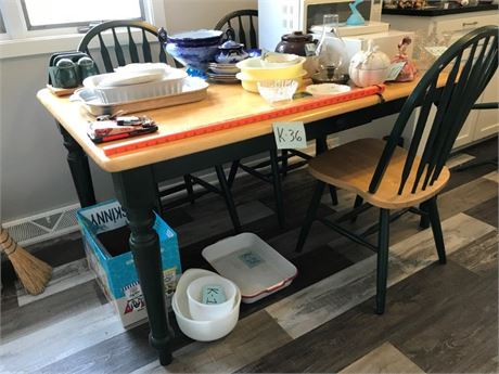 Kitchen Table with 3 Chairs