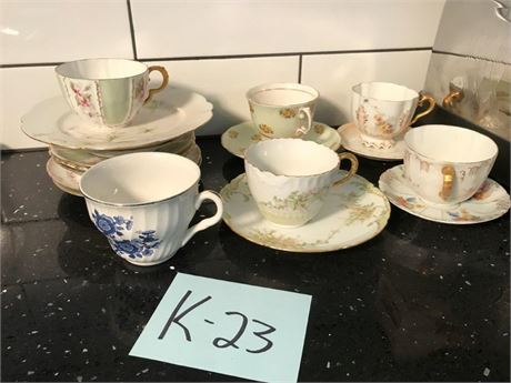 Misc. Teacups & Saucers