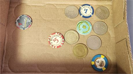 Lot Of Casino Gambling Chips