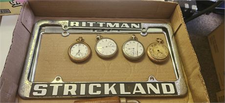Lot Of Pocket Watches & Misc.