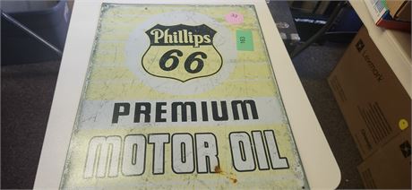 Philips 66 Motor Oil Metal Sign