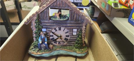 Cuckoo Style Clock. NOT TESTED