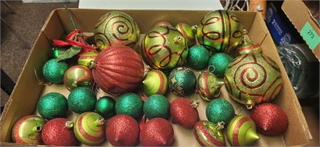 Flat Of Christmas Bulbs